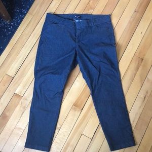 GAP slim city Chambray ankle length trouser